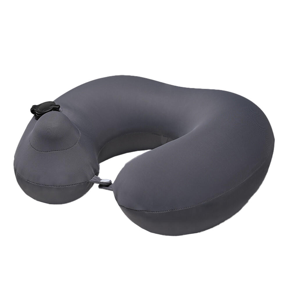 Rapid Inflation, Inflatable Travel Pillow With Innovative Inflation System For Hygienic Use, Ergonomic Curved Design For Natural Neck Alignment 9190834245409