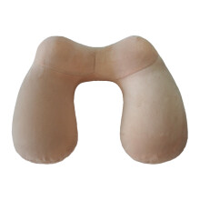 Pernă de călătorie inovatoare, suport de gât gonflabil ergonomic, cu fermitate reglabilă și design portabil, pentru un confort de neegalat în