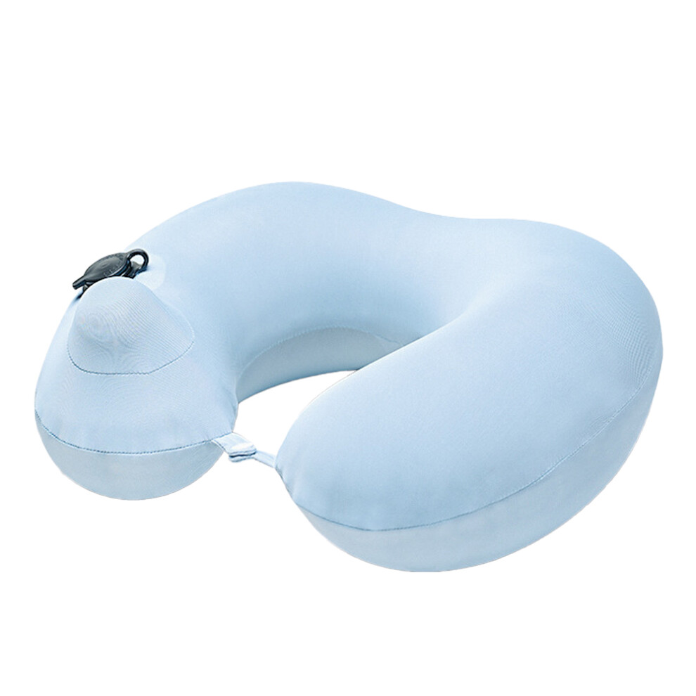 Rapid Inflation, Inflatable Travel Pillow With Innovative Inflation System For Hygienic Use, Ergonomic Curved Design For Natural Neck Alignment 9190834245423