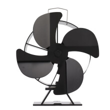 Efficient Warm Air Circulator For Wood Stoves, Overheating Protection Stove Fan Ensures Silent Operation And Optimal Heat Distribution, High-Temperatu