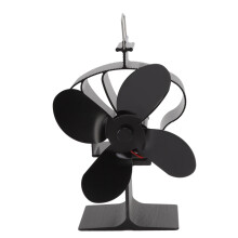 Accessori per stufe a legna, ventilatore per camino silenzioso, ventilatore ecologico per stufa a legna per una distribuzione efficiente del calore,