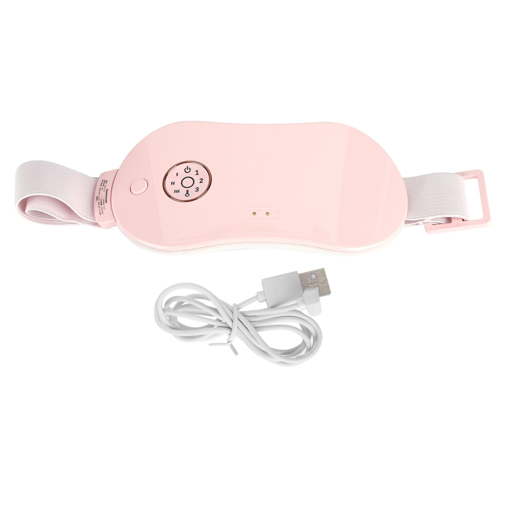 Sophisticated Rechargeable Heating Belt, Menstrual Cramp Relief with Portable Cordless Heating Pad, Adjustable Heat Levels for Women's Health,
