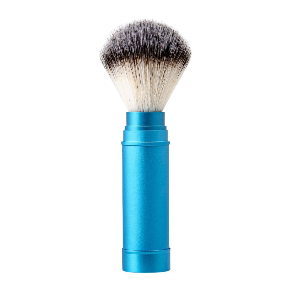 Men Shaving Brush Nylon Bristles Travel Shaving Brush Facial Foaming Beard Brush For Dad Barbershop Him Daily Use