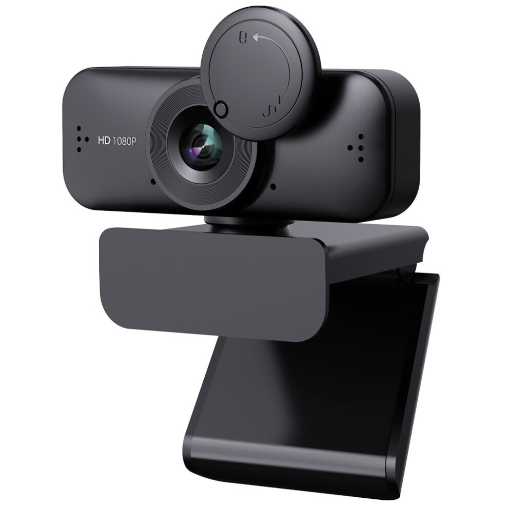 Adjustable Full Hd Webcam With Automatic Correction, Privacy Cover For Skype Zoom Facetime, Easy Setup With Dual Stereo Microphones Light 9190834910208