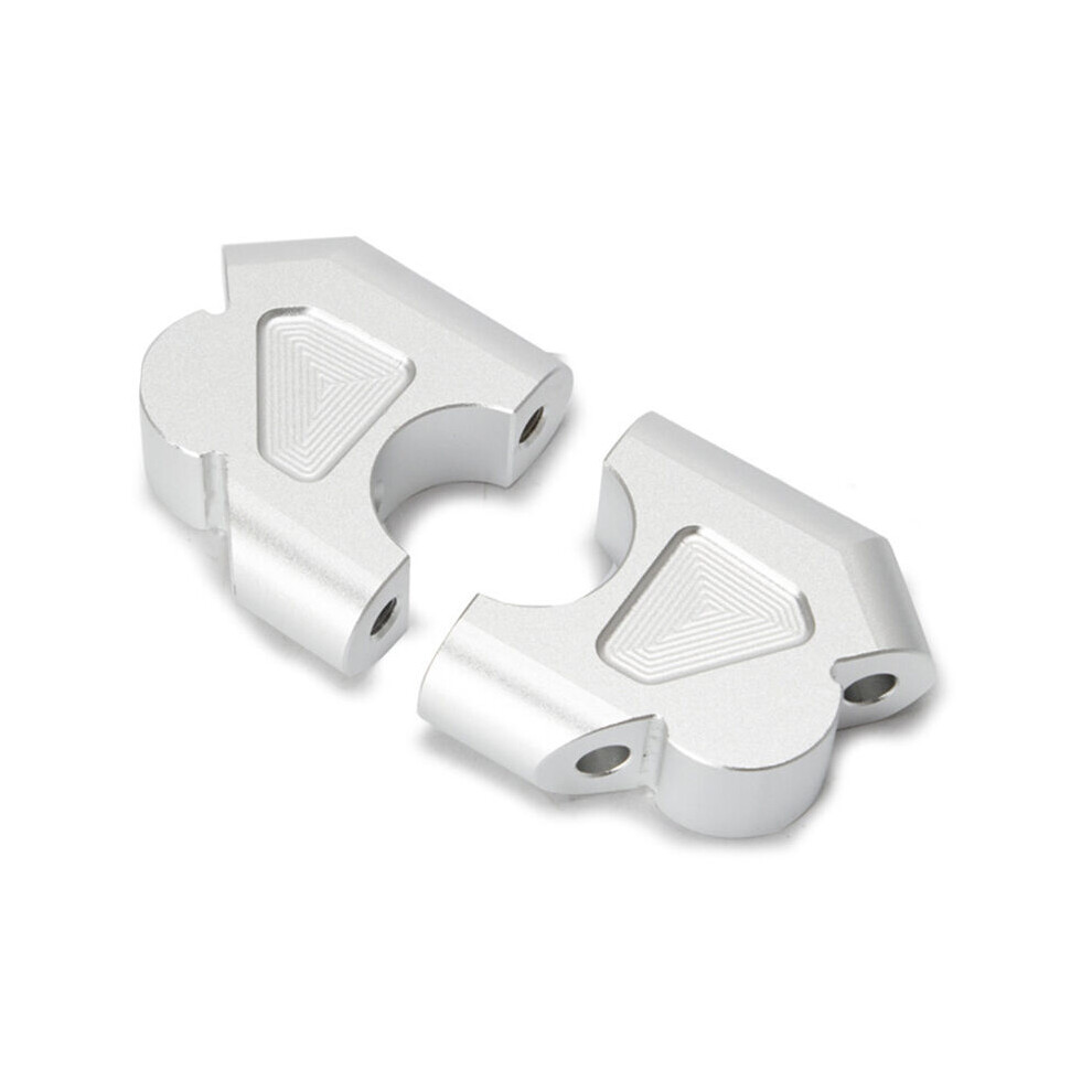 Handlebar Bar Risers, Adjustable Position For Enhanced Riding Experience, Solid Construction Lightweight Cnc Billet Aluminum, Anodized Surface For 9138057245196