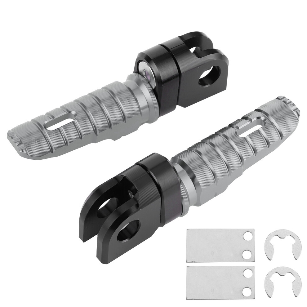 Versatile Front Motorcycle Footrests Uni Fitment 6061 T6 Aluminum Alloy Adj Foot Pegs For Kawasaki Models With Dur Rust Resistant Build 9190834475431