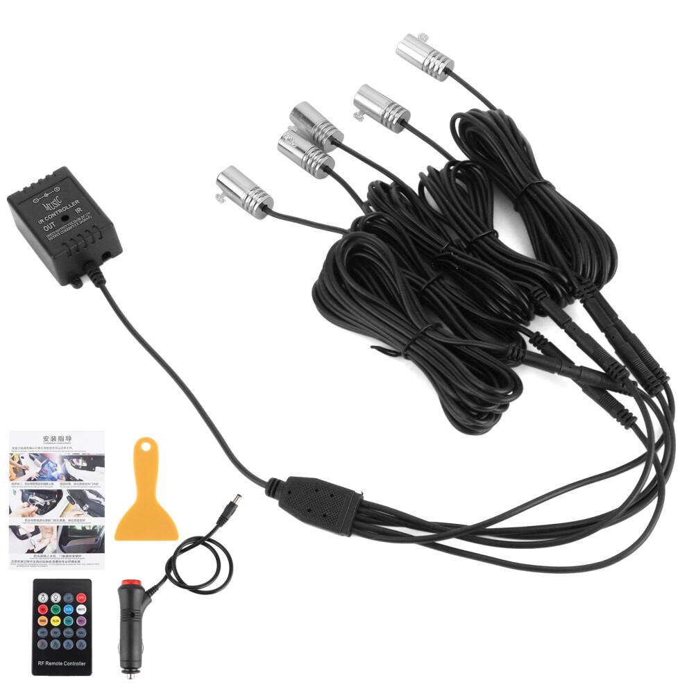 Rgb Car Interior Led Car Led Interior Strip S Ambient Ing Kit With Fiber Optic El Wire S Dynamic Music Sync Sound Active Effects Light 9482828282201