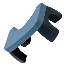 Toilet Stool Thickened Blue With Non Slip Base Plastic Step Stool For Bathroom Squat Wear Resistant Household Footstool