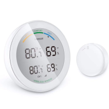 Apple Home Integriertes Thermometer, Kabelloser Innenmonitor für Haushalte mit hochpräzisem, in der Schweiz hergestelltem Sensor, Temperatur- und