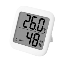 Intelligenter Klimawächter, Thermometer-Hygrometer mit Gesichtssymbol-Komfortanzeige für schnelle Benachrichtigung über den Zustand der
