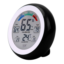 Kunstvolle Integration von Funktionalität und Stil, Raummonitor für nahtlose Klimatisierung, digitales Hygrometer-Thermometer für ein gehobenes