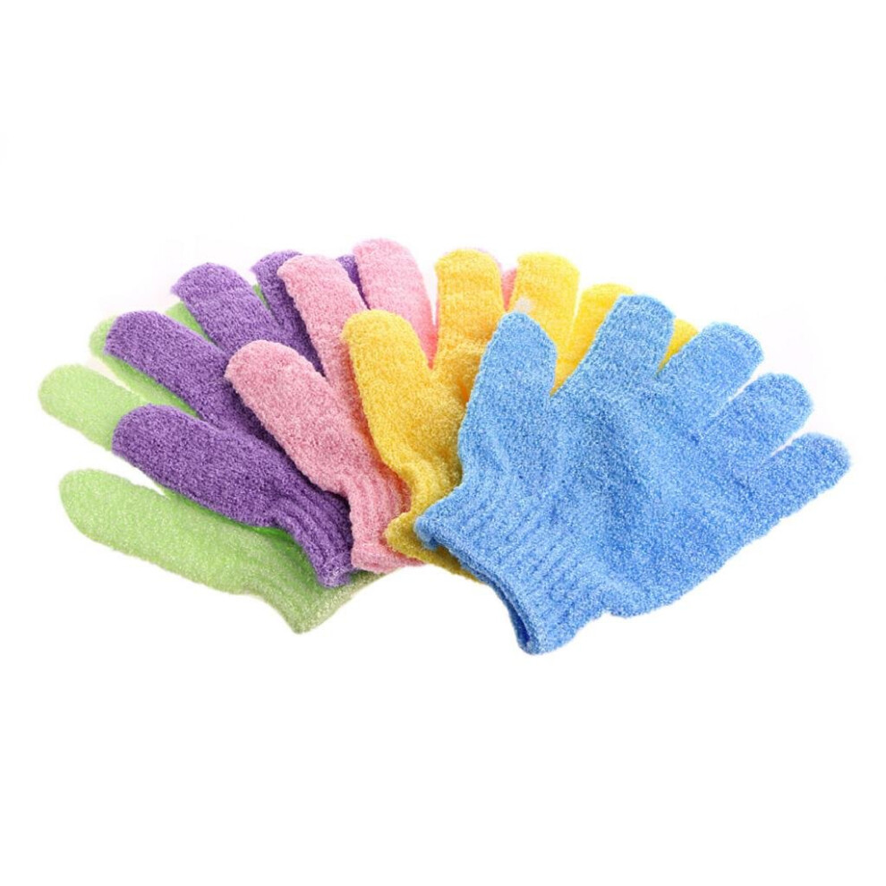 1pc Bath Glove Exfoliating Washcloth Spa Massage Shower Scrubber