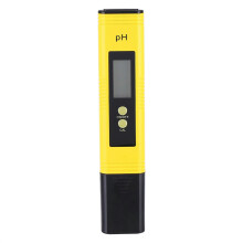 (As show, One size) Protable LCD Digital PH Meter Pen Aquarium Pool Water Wine Tester Tool