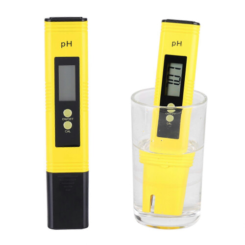 (As show, One size) Protable LCD Digital PH Meter Pen Aquarium Pool Water Wine Tester Tool 2