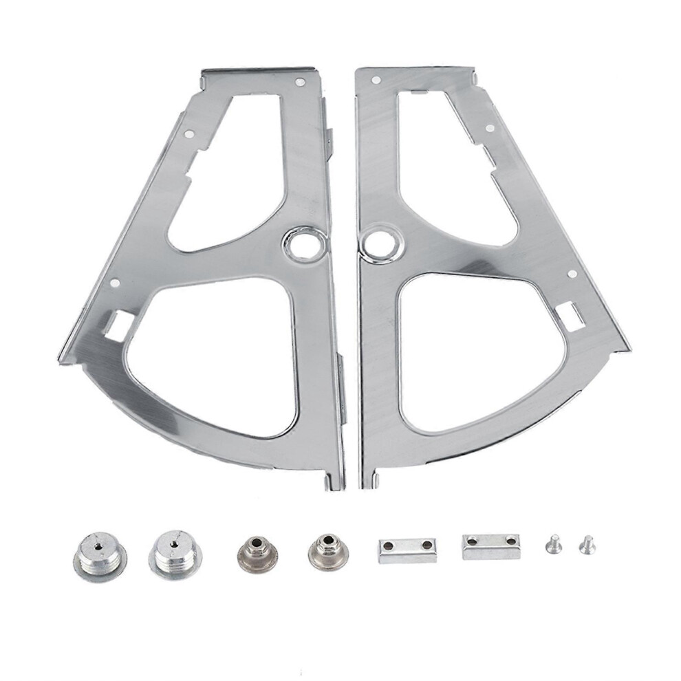 (As Show, One Size) 2Pcs Stainless Steel Shoes Drawer Cabinet Hinges Turing Rack Replacement Fittings(1 Layer) 7433104161835