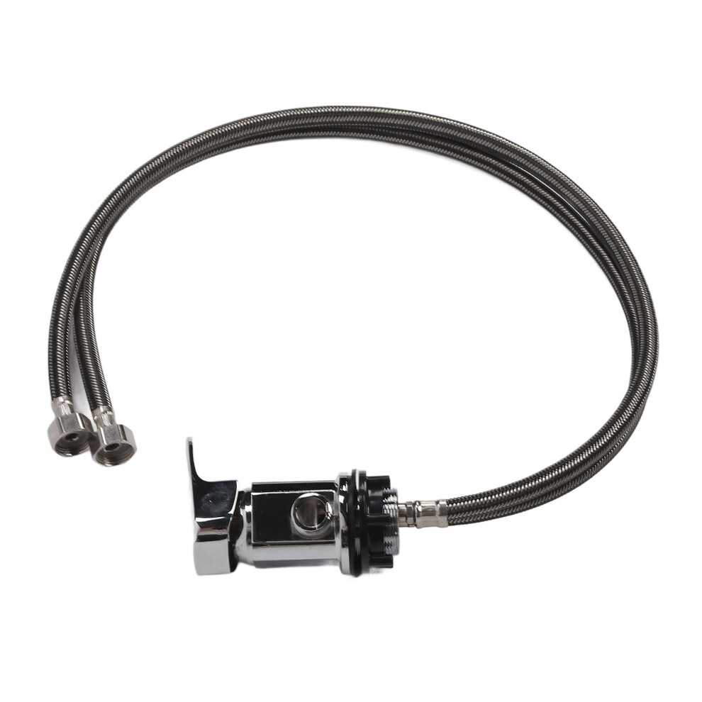 Portable Shampoo Bed Faucet with 80cm Hose, Ceramic Valve & Chrome Finish
