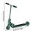 Fingertip scooter, foldable skateboard, Ttype finger movement roller with brake, table pusher, flexibility and coordination 4