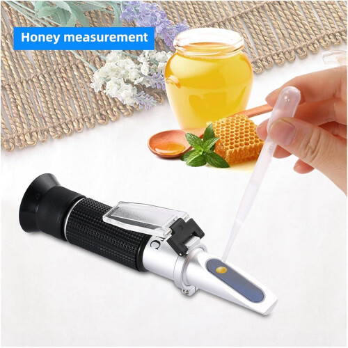Digital Honey Refractometer 4582% ATC Beekeeping Sugar Content Tester Accurate Measurement 2