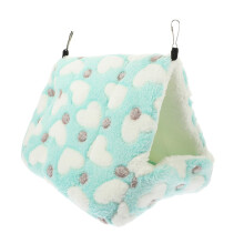 Hamster Hammock Small Bed Hideout Toy Sleeping Pillow Hanging Nest Cotton Light Green
