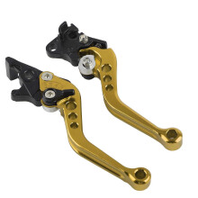 (As show, One size) Pair of CNC Aluminum Motorcycle Clutch Drum Brake Lever Handle