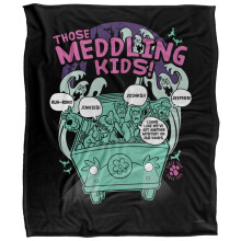 Scooby Doo Meddling Kids Group Shot Blanket