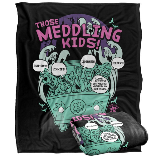 Scooby Doo Scooby Doo Meddling Kids Group Shot Blanket 2