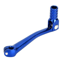 (As show, One size) Motorbike Modification Accessory CNC Aluminum Alloy Gear Shift Lever (Blue)