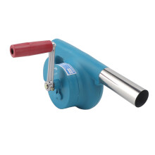 Ventilateur BBQ à manivelle 11,42 po L 3 cm sortie bleu 574 g