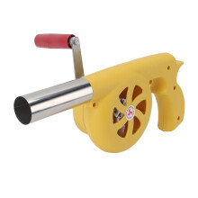 Ventola da barbecue a manovella 574 g, 29 cm L, Ø 3 cm Giallo