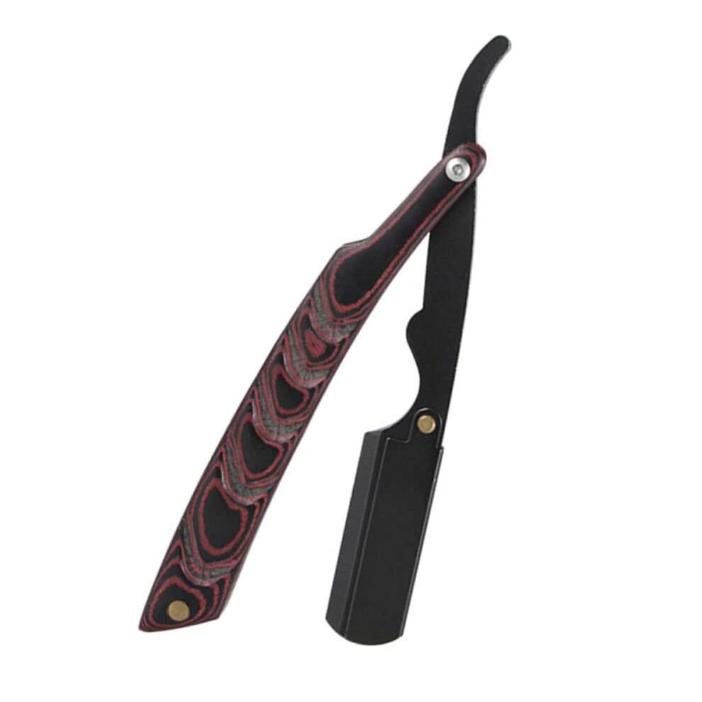 Black Manual Razor For Men For Beard Trimming Compact S22 Replacement Holder Exquisite Workmanship