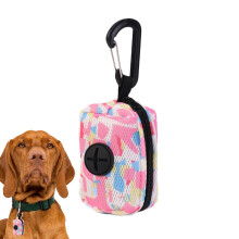 Poop Bag Dispenser, Secure Zipper, Carabiner Clip For Leashes And Belts, OdorControlled, Durable Walking Accessory