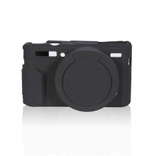 (As show, One size) Lightweight Soft Silicone Camera Case Cage Protector Cover for Canon G7XII /G7X Mark II