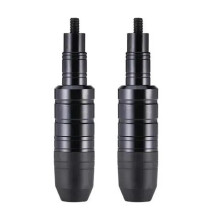 ABS Motorcycle Frame Slider 2Pack, Aluminum Alloy AntiCrash Falling Protector, Black Exhaust Guard Bars