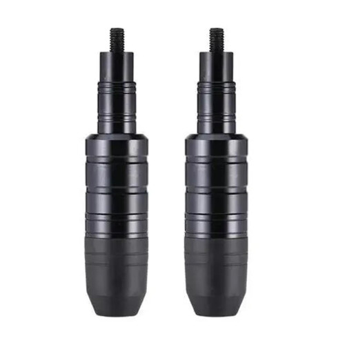 ABS Motorcycle Frame Slider 2Pack, Aluminum Alloy AntiCrash Falling Protector, Black Exhaust Guard Bars