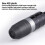 ABS Motorcycle Frame Slider 2Pack, Aluminum Alloy AntiCrash Falling Protector, Black Exhaust Guard Bars 3