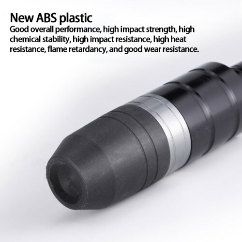 ABS Motorcycle Frame Slider 2Pack, Aluminum Alloy AntiCrash Falling Protector, Black Exhaust Guard Bars 2