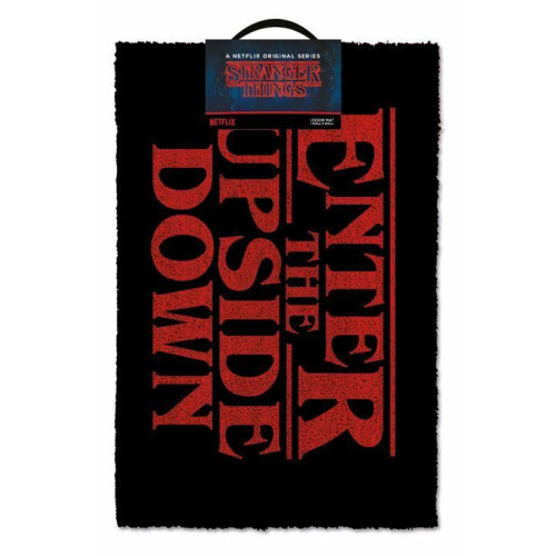 Stranger Things Coir Door Mat (Unisex Black)