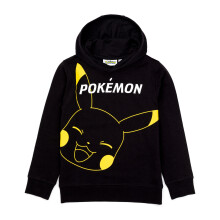 (5-6 Years) Pokemon Hoodie Boys Kids Game Gifts Pikachu Black Jumper Pullover