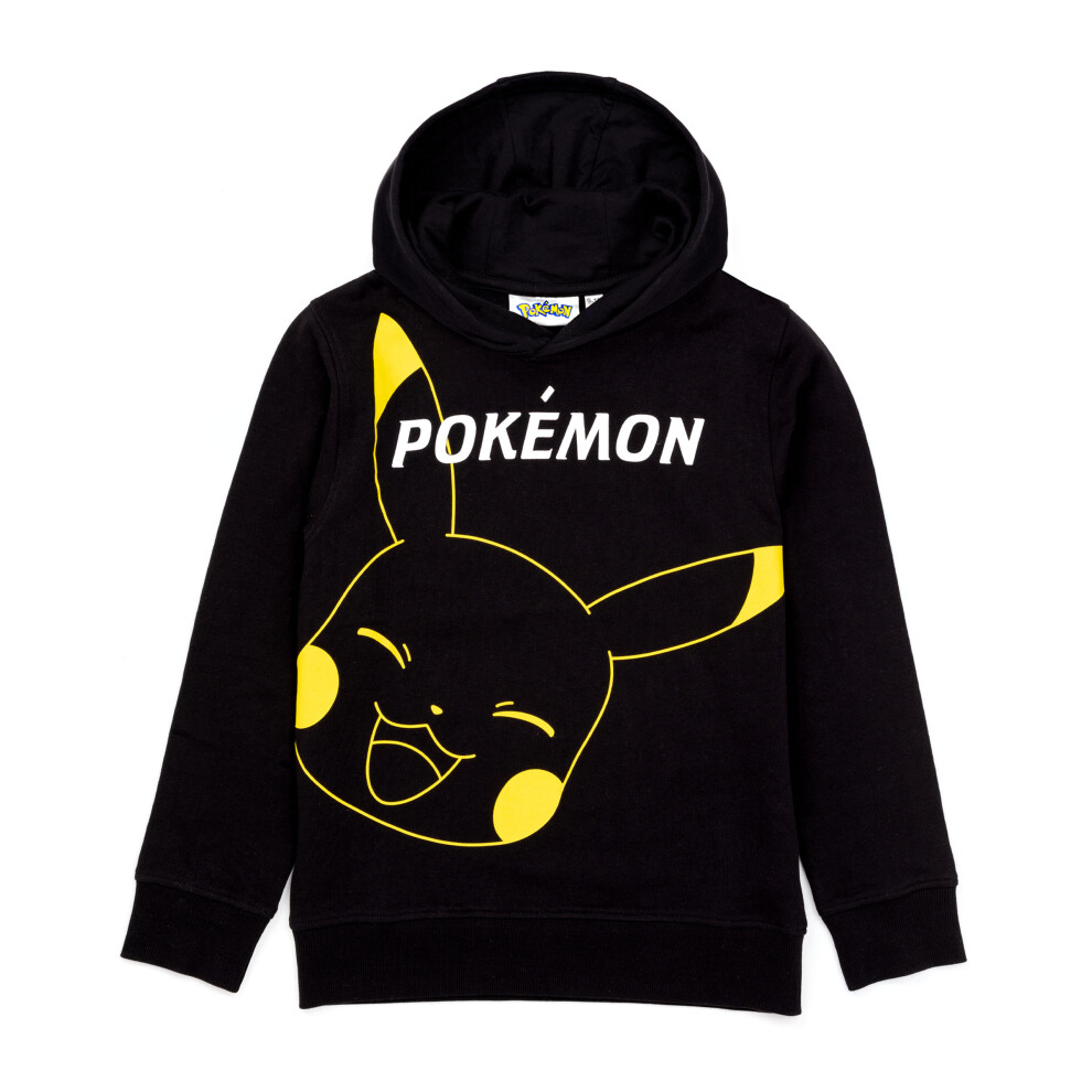 Pokémon (4-5 Years) Pokemon Hoodie Boys Kids Game Gifts Pikachu Black Jumper Pullover
