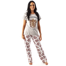 (XL) Harry Potter Womens Grey Gryffindor Pyjamas