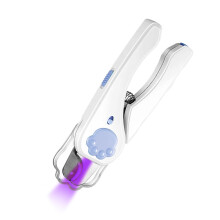 Cat Claw Care Tool Ergonomic Grip Cat Nail Trimmer with LED Light