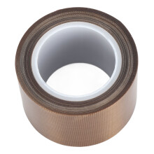 Ruban isolant en tissu téflon résistant aux hautes températures, en fibre de verre revêtue de PTFE, facile à utiliser, surface antiadhésive,