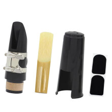 Bb Clarinet Replacement Parts Professional Traditional Clarinet Accessories: Bakelite Mouthpiece with Included Patches and Pads