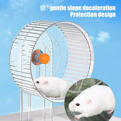 Hamster Wheel, Adjustable, Sturdy, Super Quiet for Small Animals 2