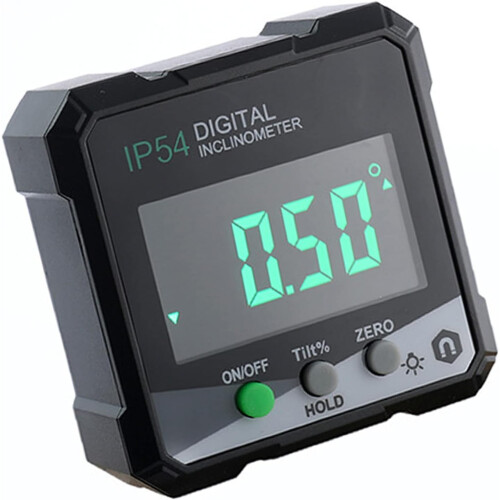 Digital Inclinometer Magnetic Base LCD Display Angle Meter DLW30 Green 1