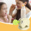 Toothpaste Roller Press with Handle, Elephant Design Manual Cream Dispenser Reusable 2