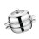 Nonrust Steel Double Layer Steamer Pot Durable-third floor 1