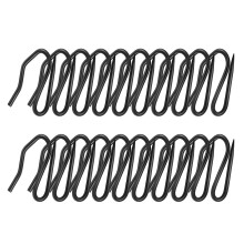 20pcs Stainless Steel Drapery Hooks Heavy Duty Construction for
