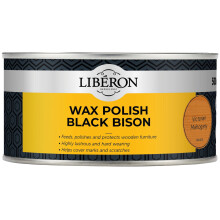 Liberon Black Bison Wax Paste for Mahogany - 500ml Premium Wood Care