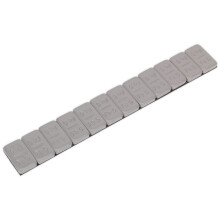 Wheel Weight 5g Adhesive Zinc Plated Steel Plastic Coated Strip of 12 Pack of 100